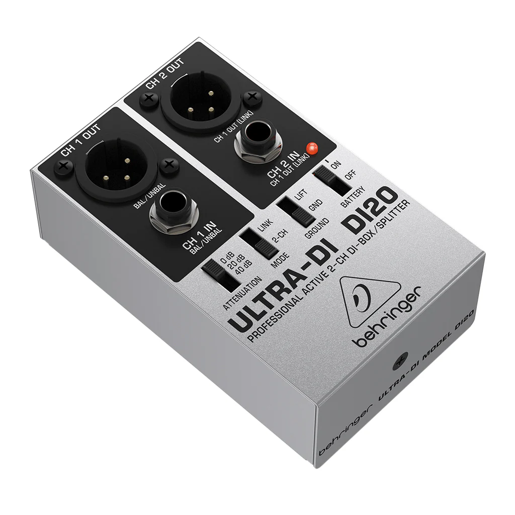 02 Channel DI Box Splitter Ultra DI DI20 - Image 3