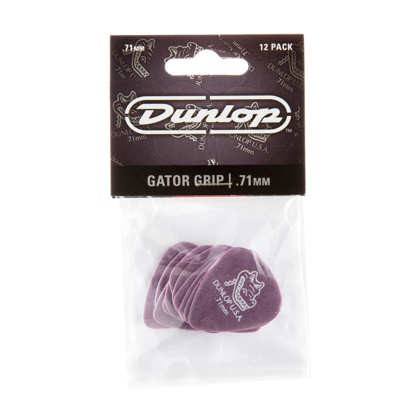 Dunlop JP771 - 0.71mm Gator Grip Picks 12pk - Image 2