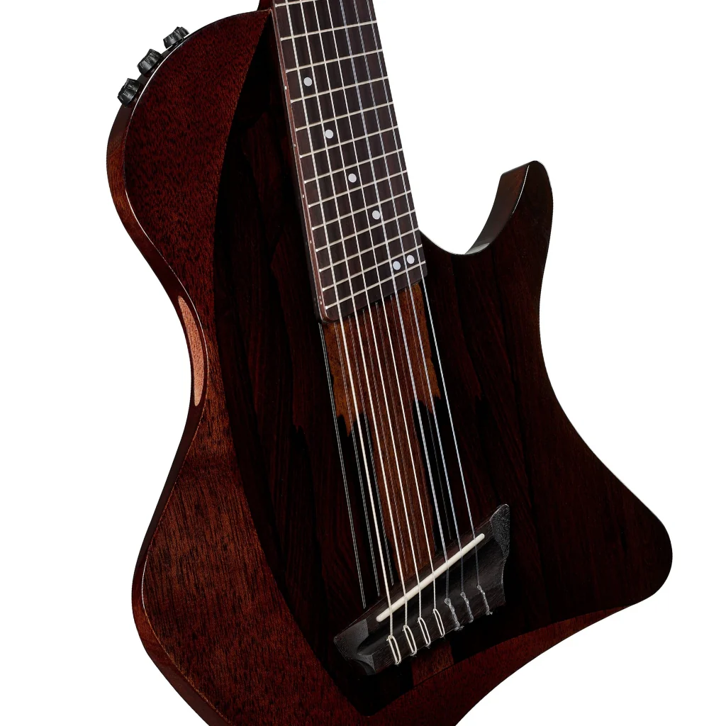 Abasi Stage 7 Nylon-String Acoustic-Electric Guitar - Ziricote - Image 8