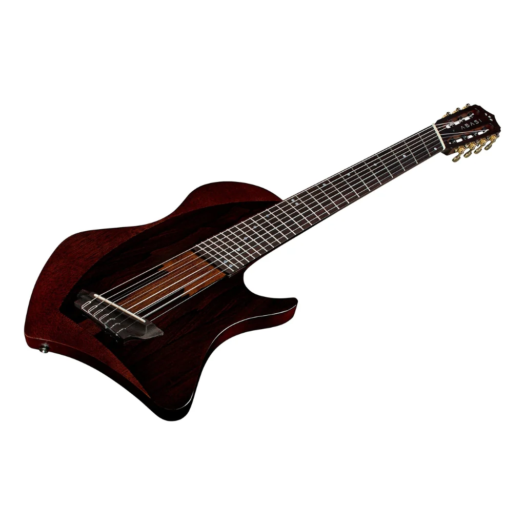 Abasi Stage 7 Nylon-String Acoustic-Electric Guitar - Ziricote - Image 9