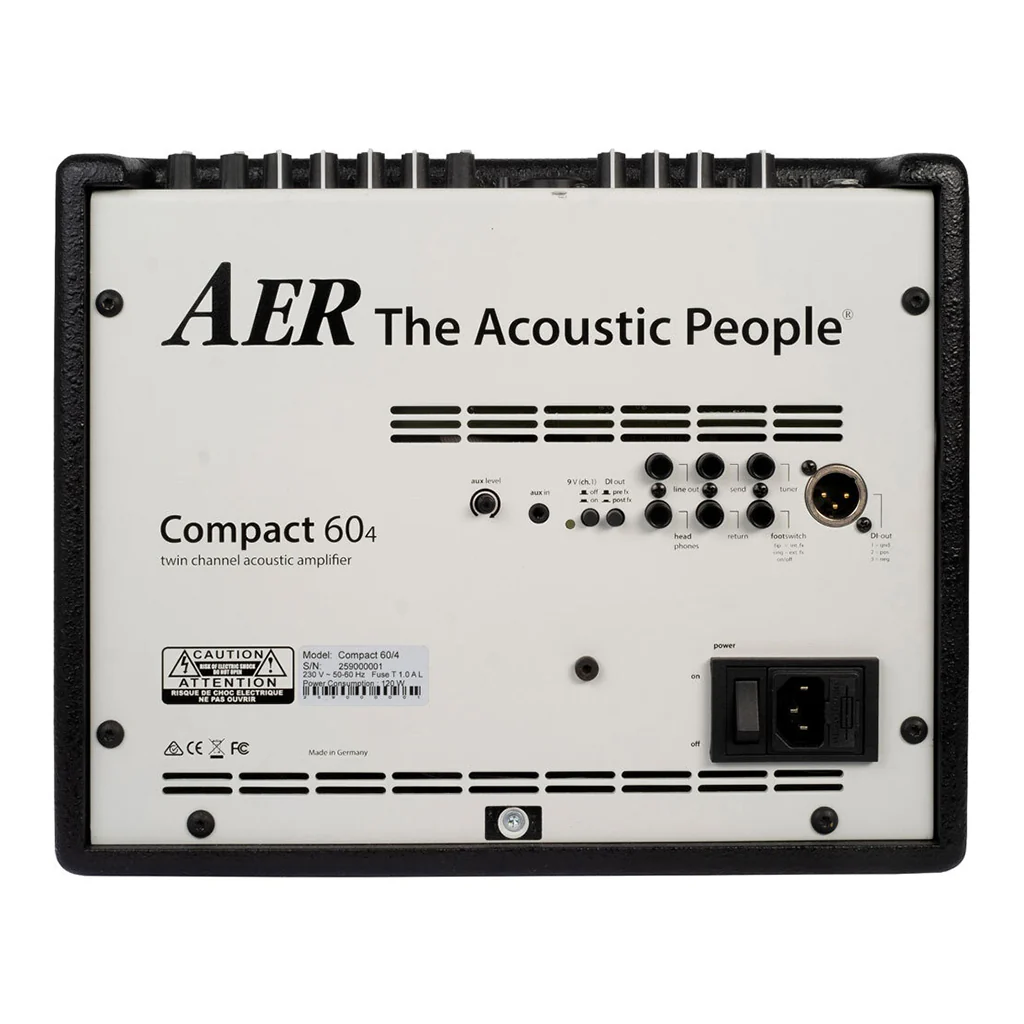 AER Compact 60 Acoustic Amp - Black Splatter - Image 3