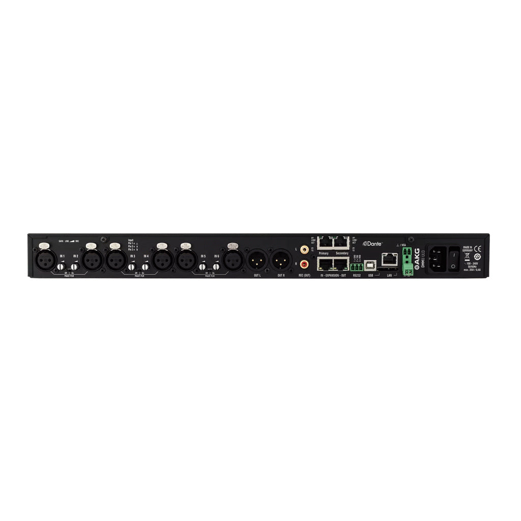 AKG DMM8ULD Auto Mic Mix 6 CH Mic/Line Input Dante - Image 2