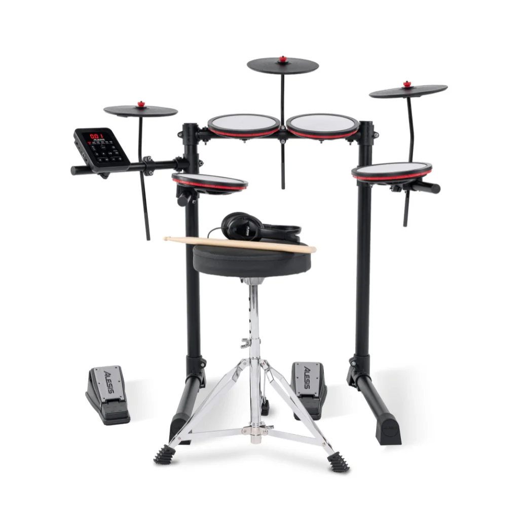 Alesis Turbo Max All-in-One 7-Piece Electronic Drum Kit for New Drummers - Image 4