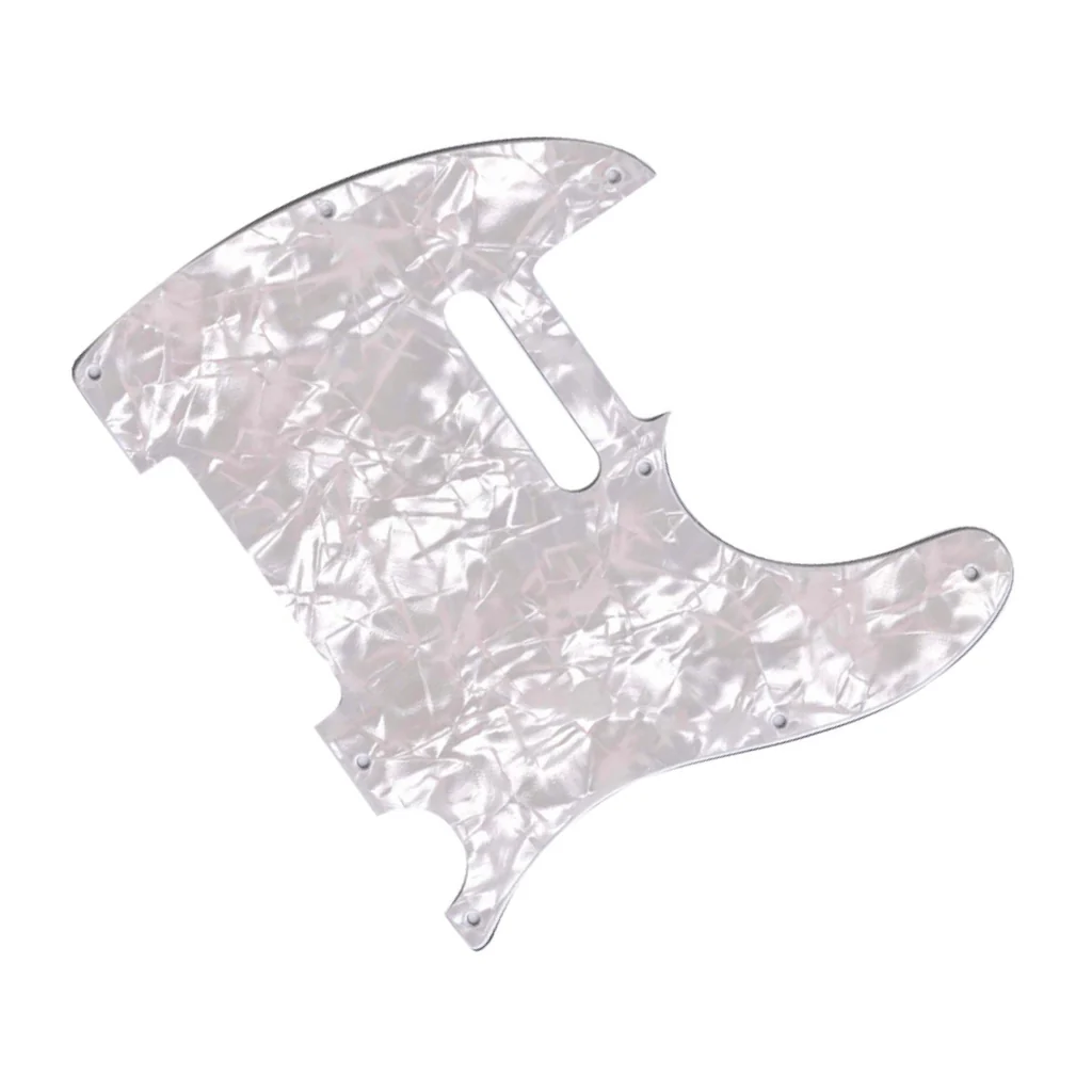 AMS TE128 White Pearl Scratchplate