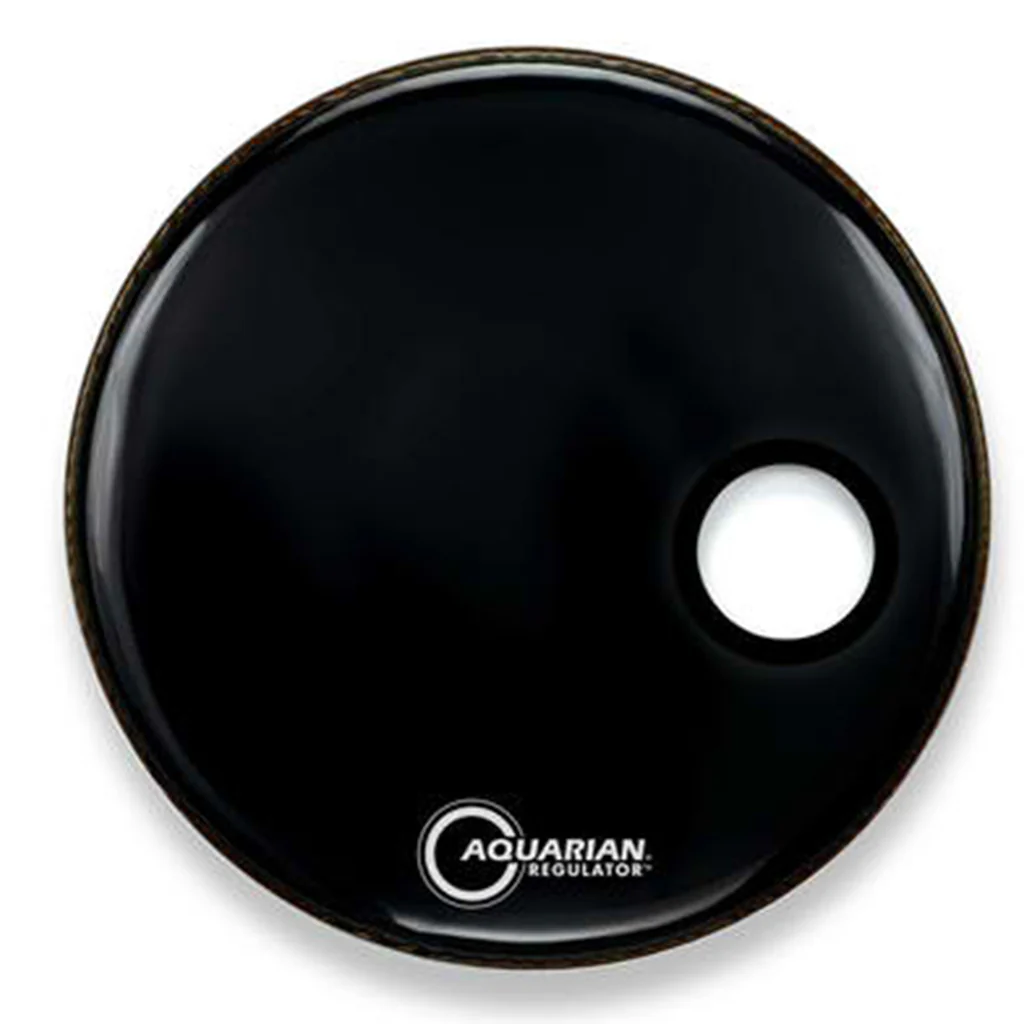 Aquarian RSM18BK 18" Regulator 4 3/4" Offset Hole Gloss Black - Image 2