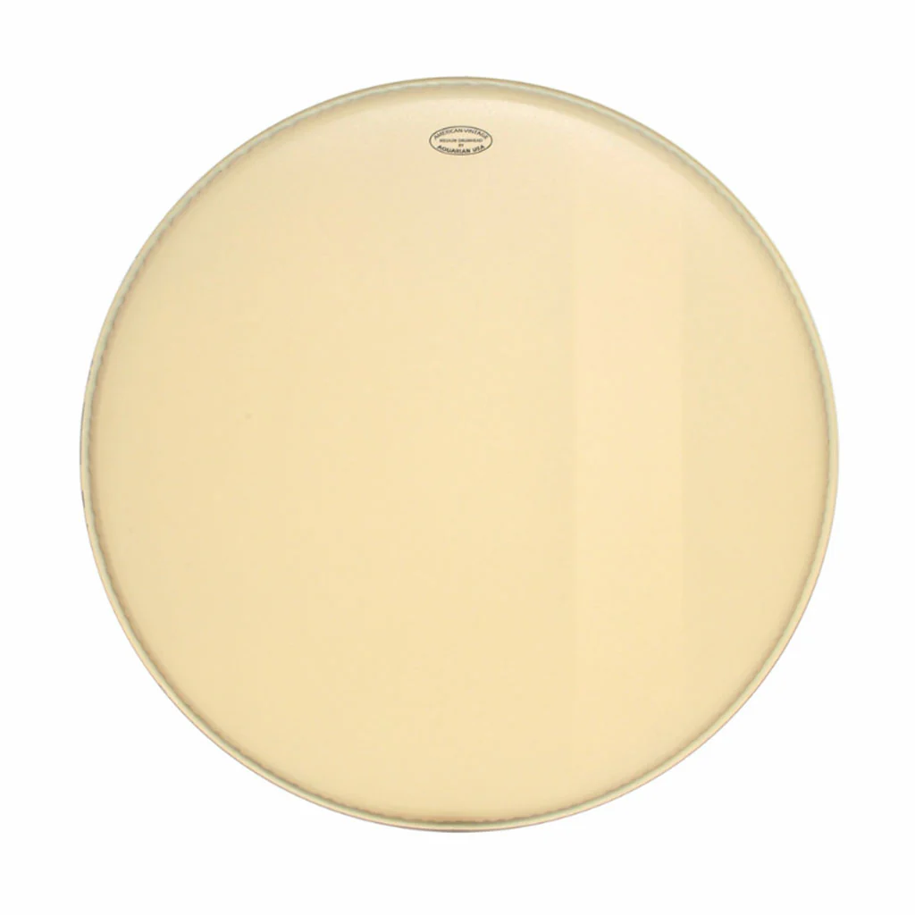 Aquarian VTC-K24 American Vintage Series - 24" Bass Drumhead - Cream - W/Felt Strip