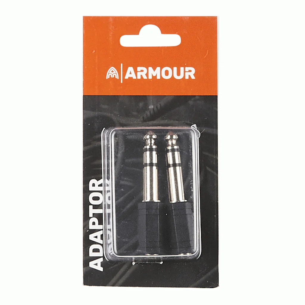 Armour ADAP2 1/8 to 1/4" Stereo Adaptor - 2 Pieces