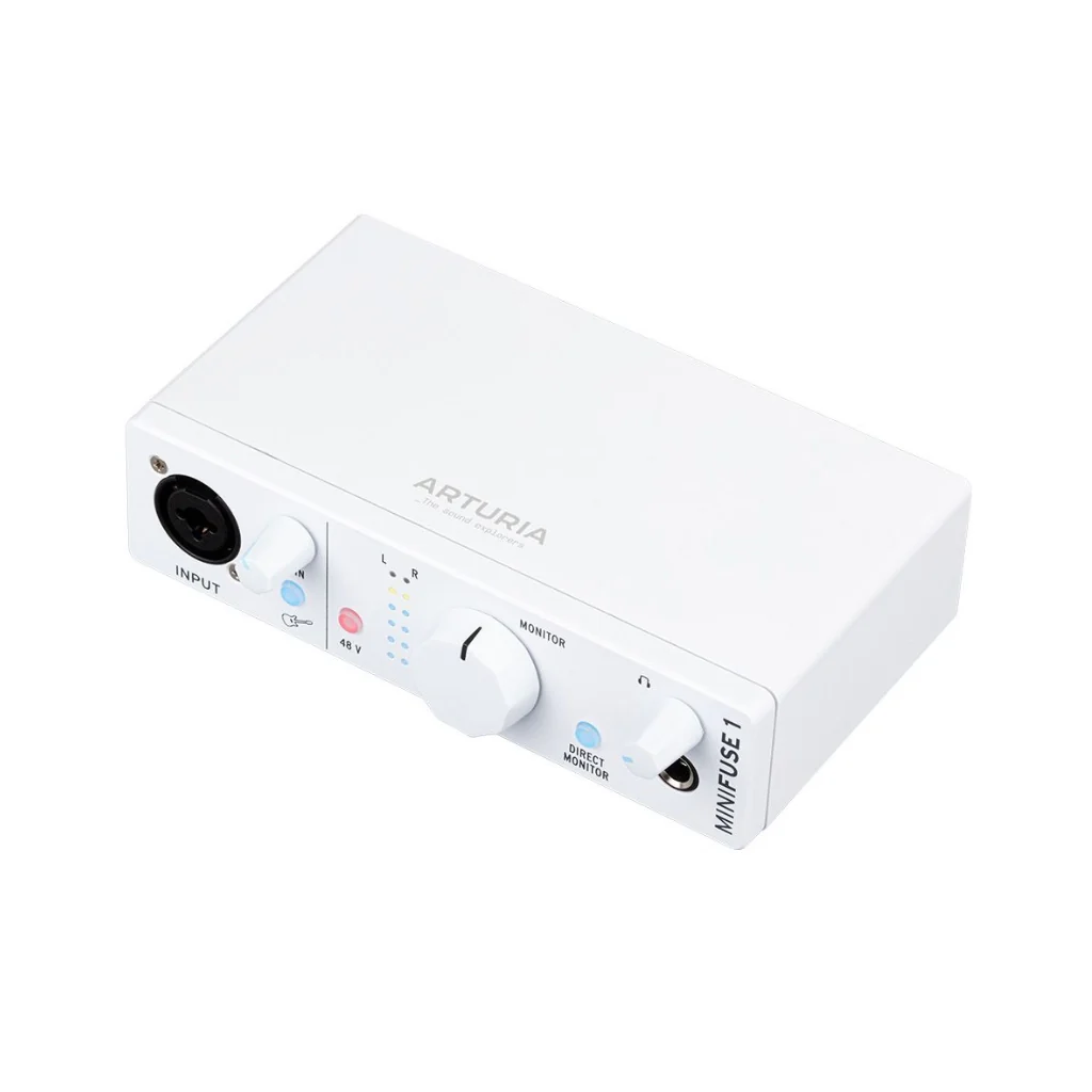 Arturia MiniFuse 1 - 1 In/ 2 Out Audio Interface - White - Image 3
