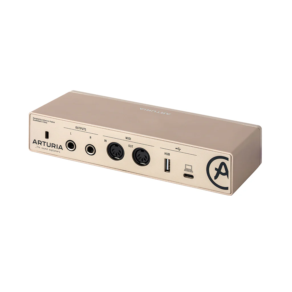 Arturia MiniFuse 2 USB-C Audio Interface - Champagne - Image 3