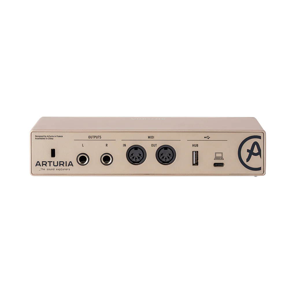 Arturia MiniFuse 2 USB-C Audio Interface - Champagne - Image 4