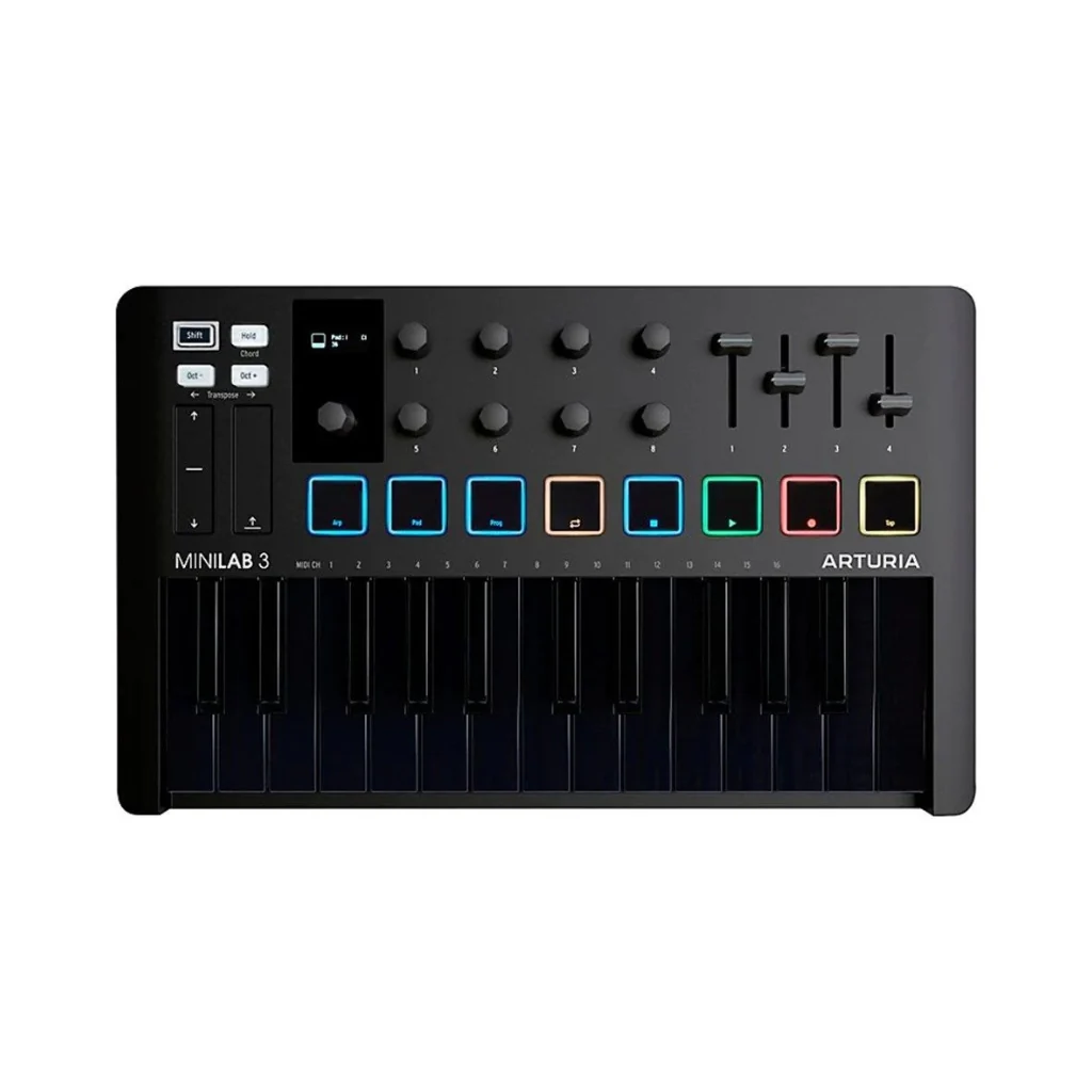 Arturia Minilab 3 25-Note Keyboard Controller - Deep Black