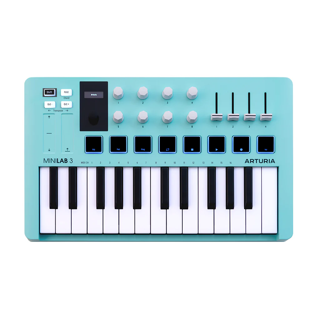 Arturia MiniLab 3 25-Note Keyboard - Limited Edition Aquamarine
