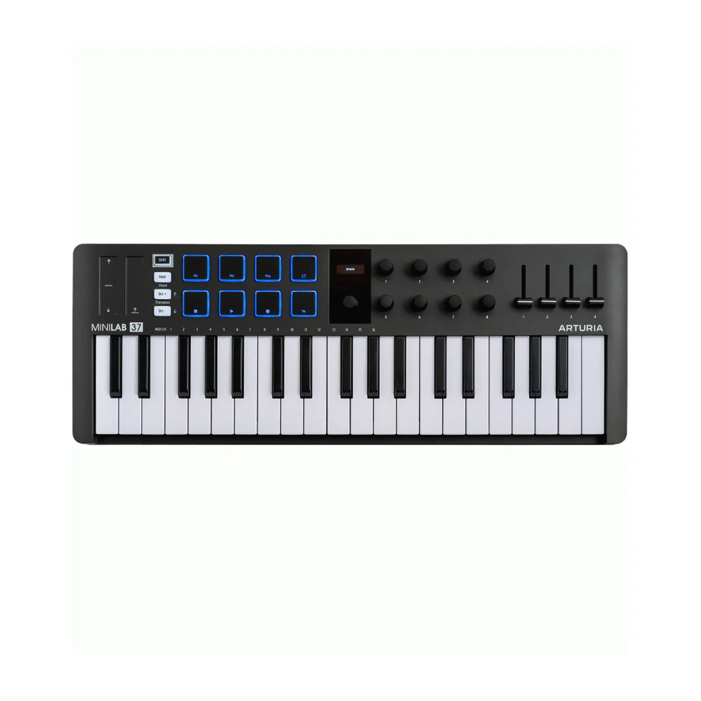 Arturia MiniLab 37 MK3 Compact 37-key MIDI Controller - Black