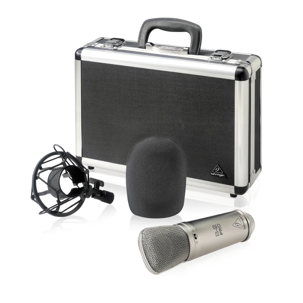 Behringer B-2 PRO Gold-Sputtered Large Dual-Diaphragm Studio Condenser Microphone - Image 2