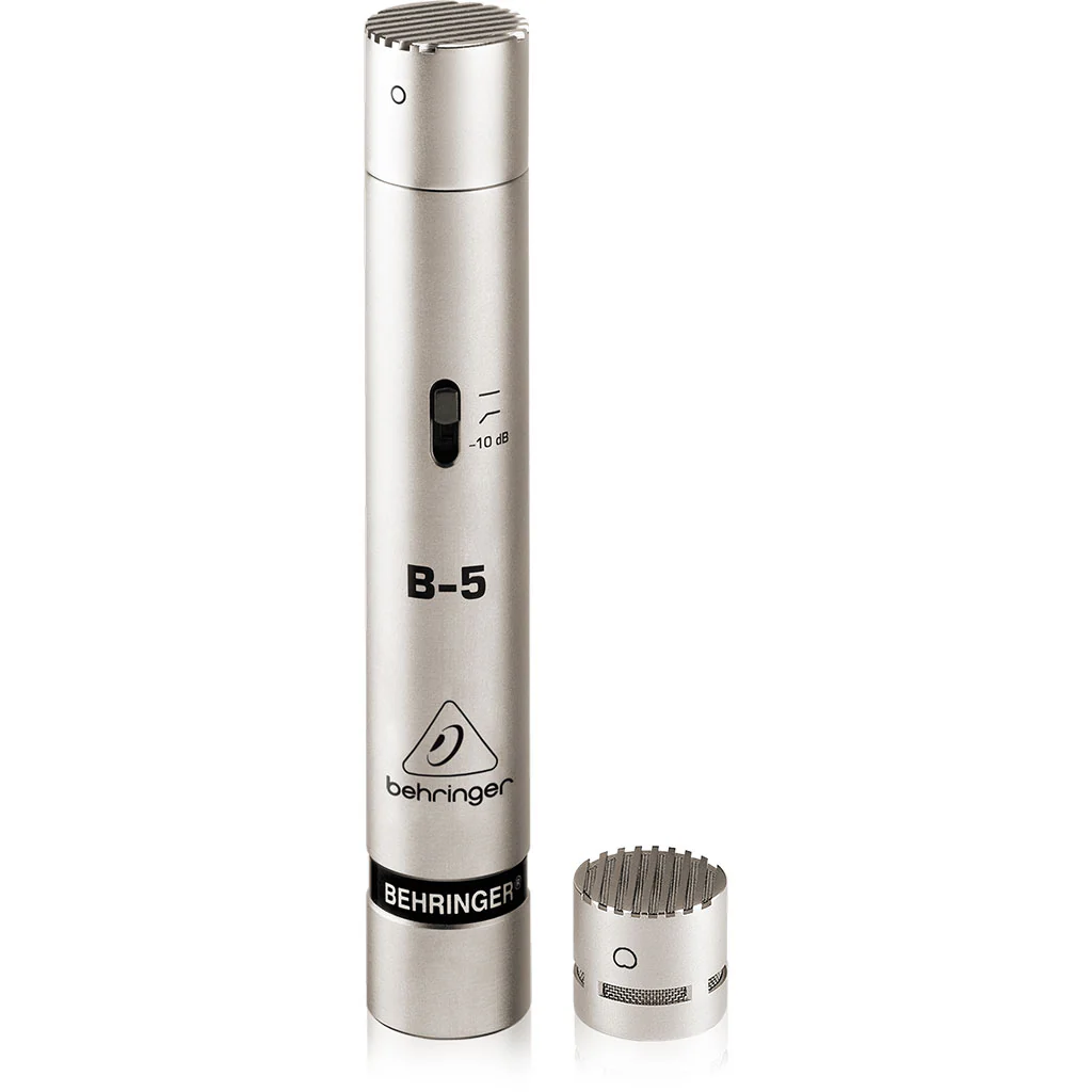 Behringer B5 Gold-Sputtered Diaphragm Studio Condenser Microphone with 2 Interchangeable Capsules