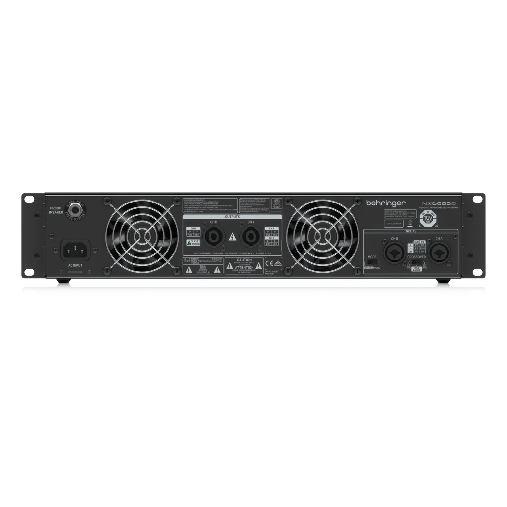 Behringer Nx6000 Power Amplifier W/Smartsense - Image 2