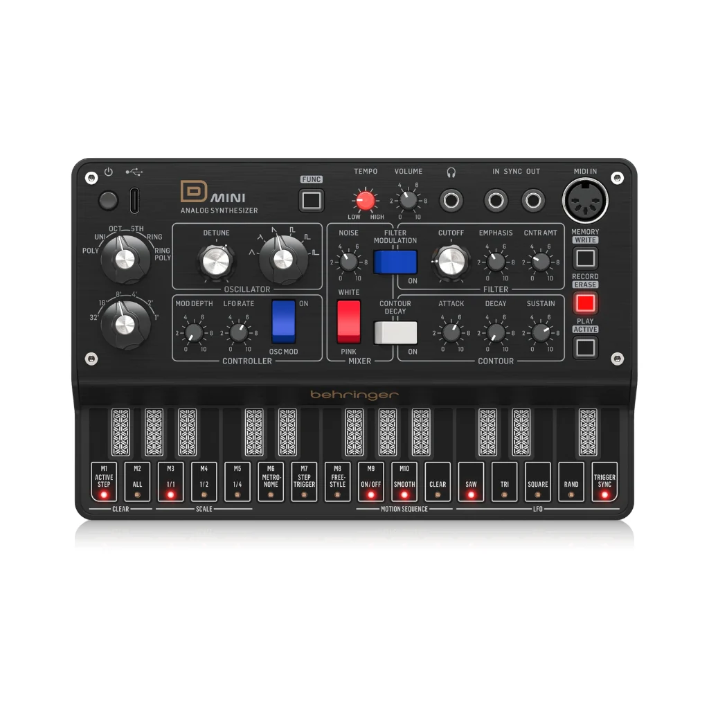 Behringer D Mini Portable Analog Synthesizer