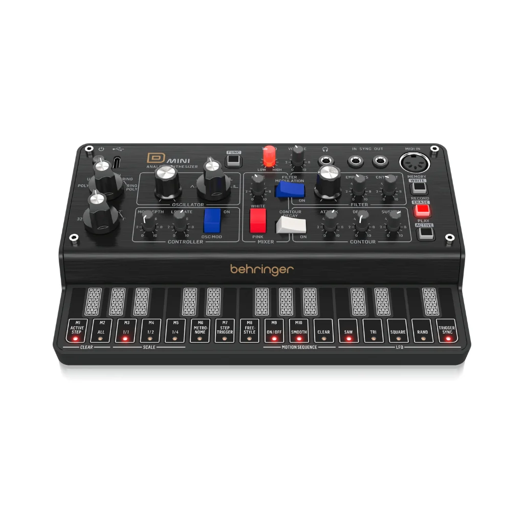 Behringer D Mini Portable Analog Synthesizer - Image 2