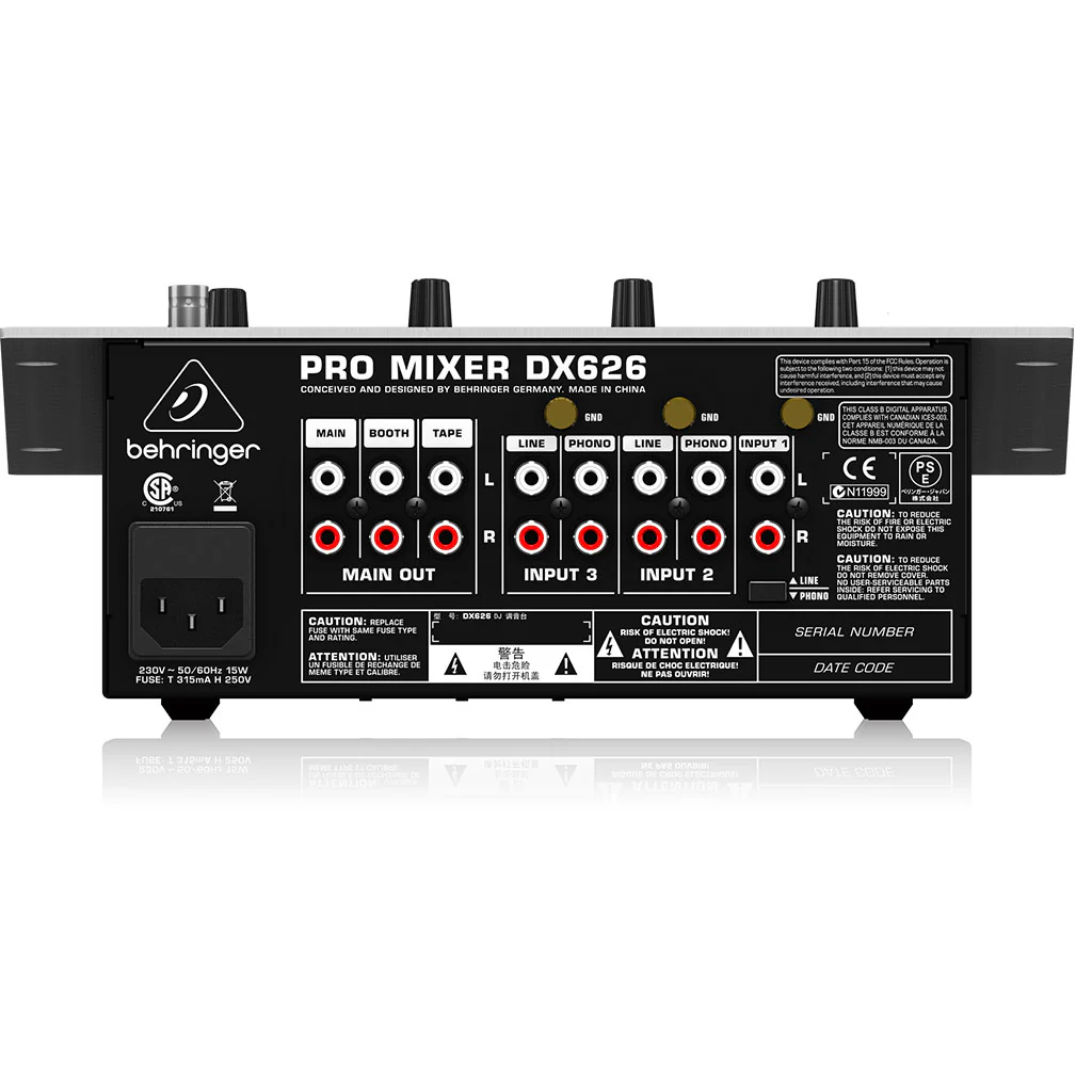 Behringer DX626 Pro DJ Mixer - Image 3