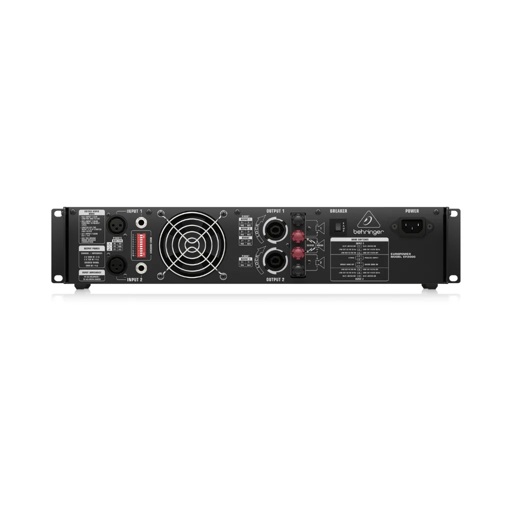 Behringer Europower EP2000 Professional Stereo Power Amplifier - Image 5
