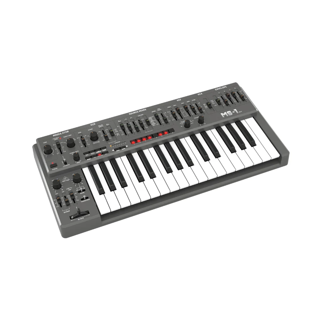 Behringer MS-1 MK II-GY 32-key Monophonic Analog Synthesizer - Grey - Image 3