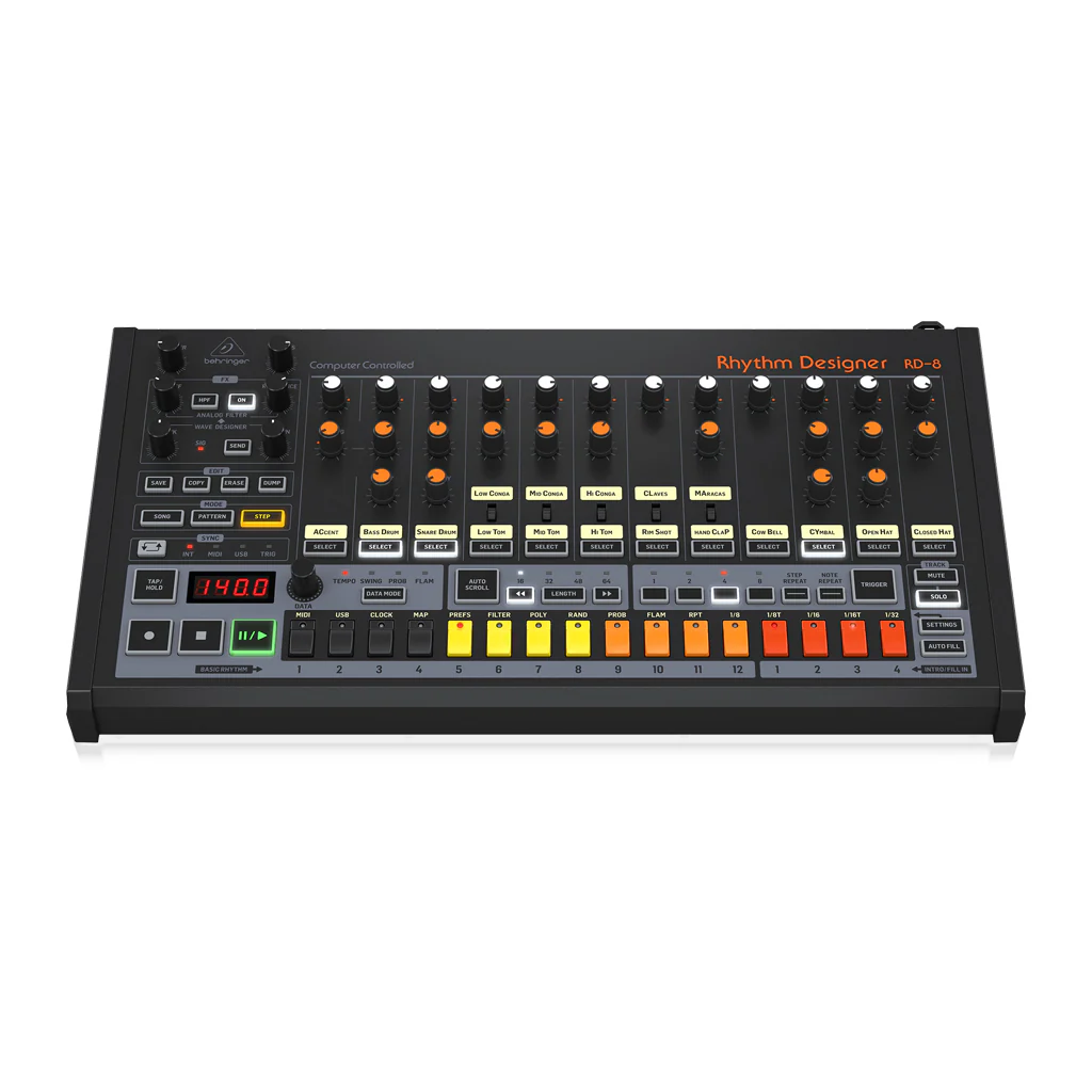 Behringer RD- 8 MKII Analog Drum Machine - Image 2