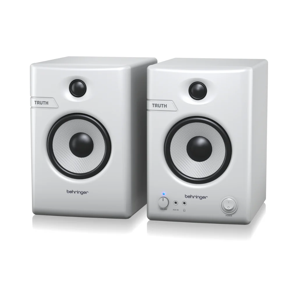 Behringer TRUTH 4.5 with Bluetooth Studio Monitors Pair - White - Image 2