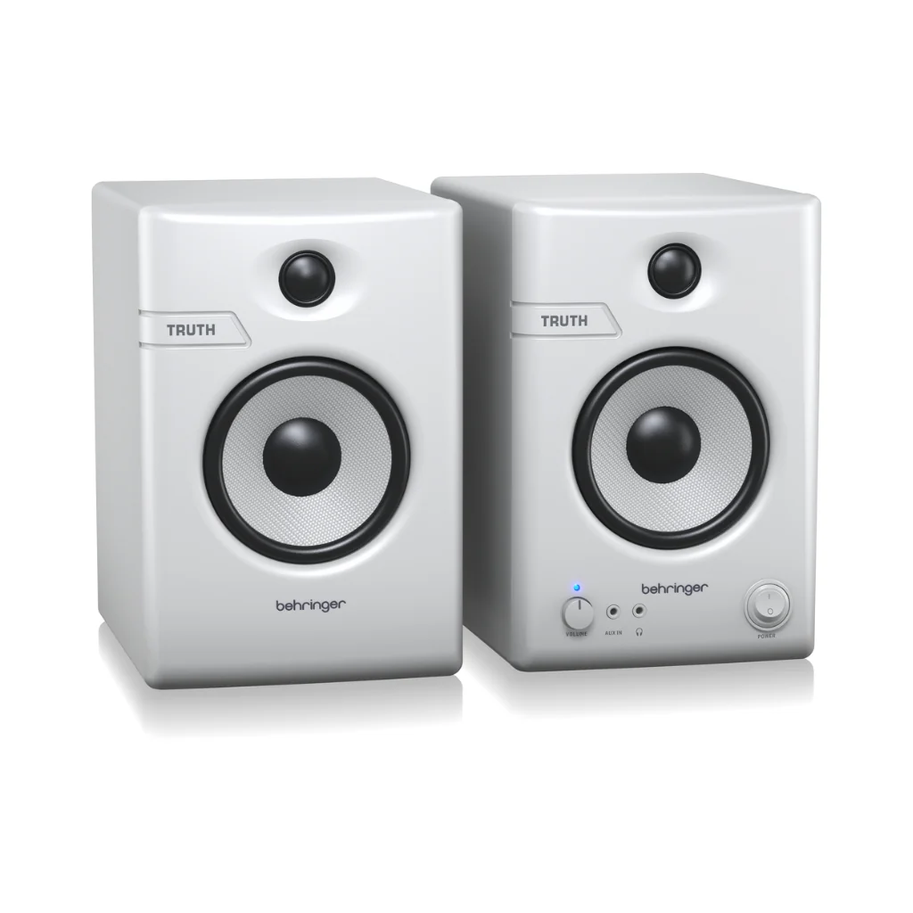 Behringer TRUTH 4.5 with Bluetooth Studio Monitors Pair - White - Image 3