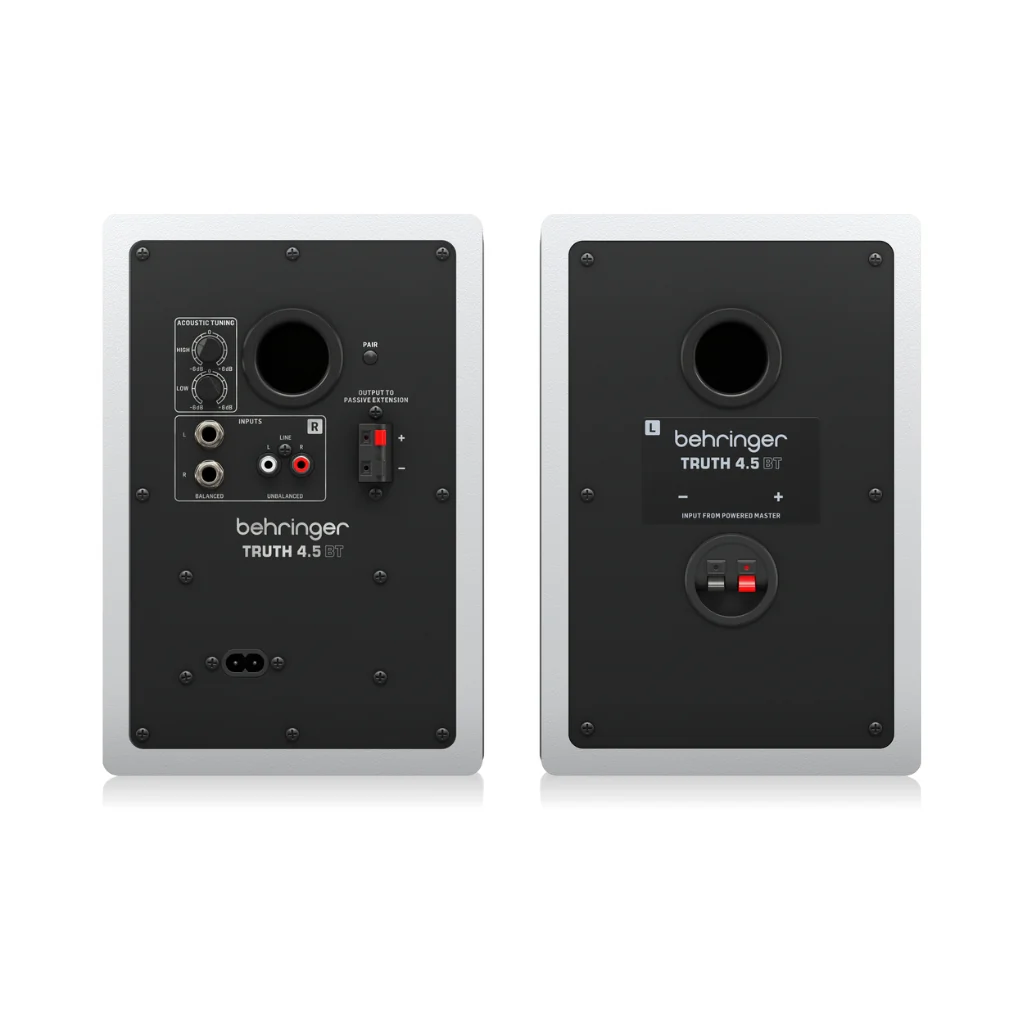 Behringer TRUTH 4.5 with Bluetooth Studio Monitors Pair - White - Image 4