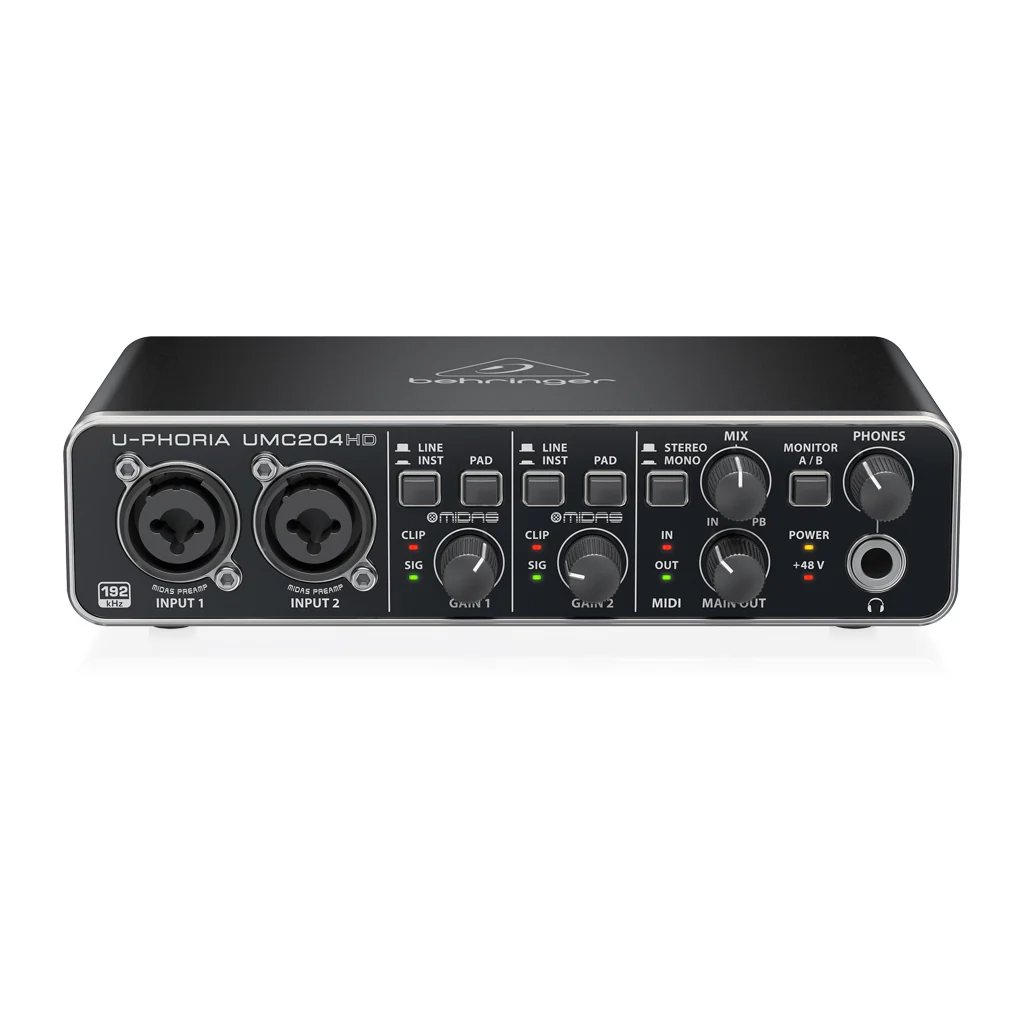 Behringer U-Phoria UMC204HD Interface - Image 2