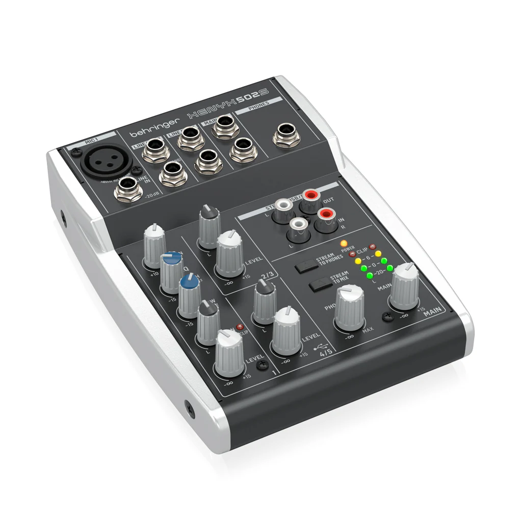 Behringer Xenyx 502s 5 Channel Mixer With USB - Image 2