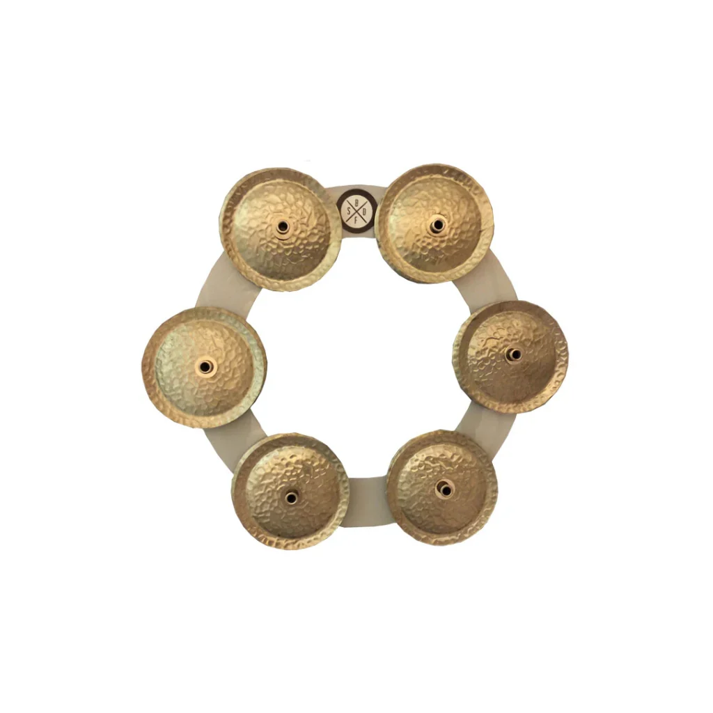 Big Fat Snare Drum Bling Ring White Copper