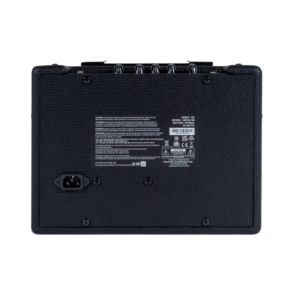 Blackstar Debut 15 2x3-inch 15-Watt Combo Amp - Black - Image 4