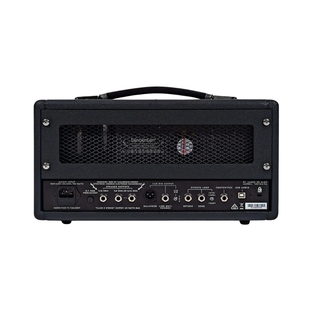 Blackstar St. James 50 6L6H Lightweight 50-Watt Head - Black - Image 2