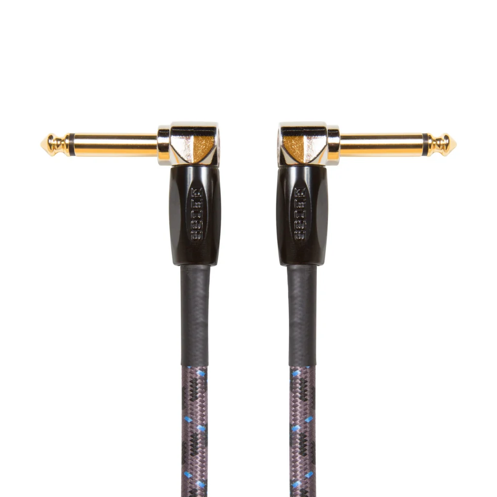 Boss BIC3AA Right-Angle 1/4-inch TS to Same Instrument Cable 3ft - Image 2
