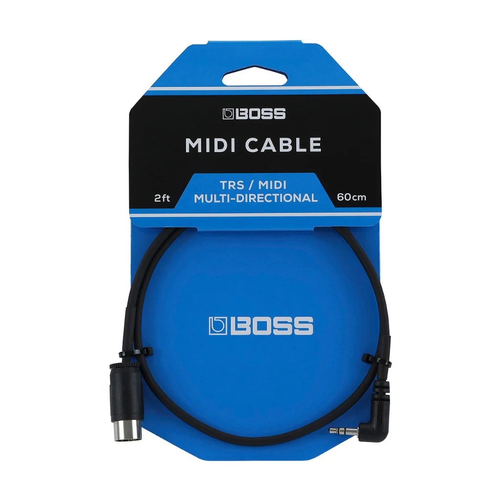 Boss BMIDI-2-35 MIDI to Mini TRS MIDI Cable 2ft