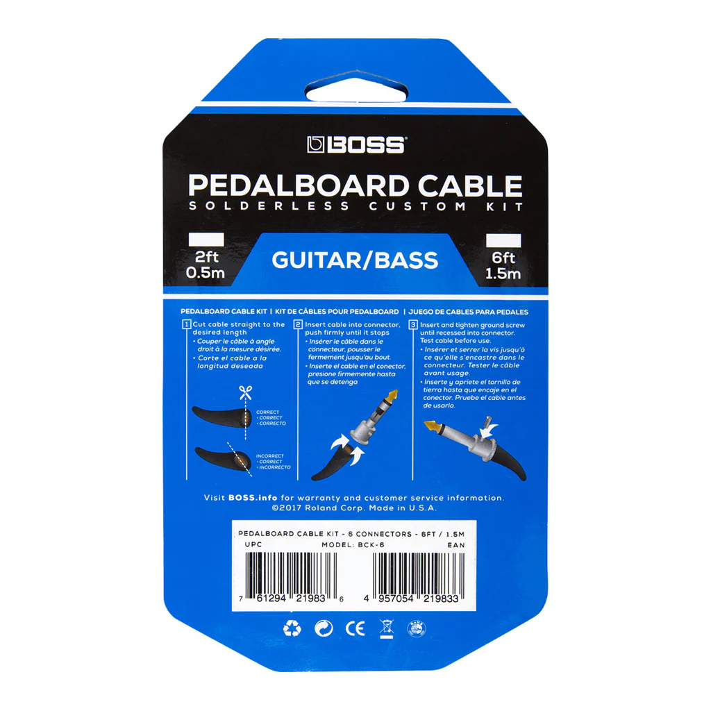 Boss Pedalboard Cable Kit 6 - Image 2