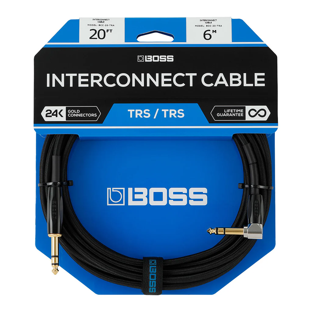 Boss TRS Footswitch Cable 20ft - Image 2