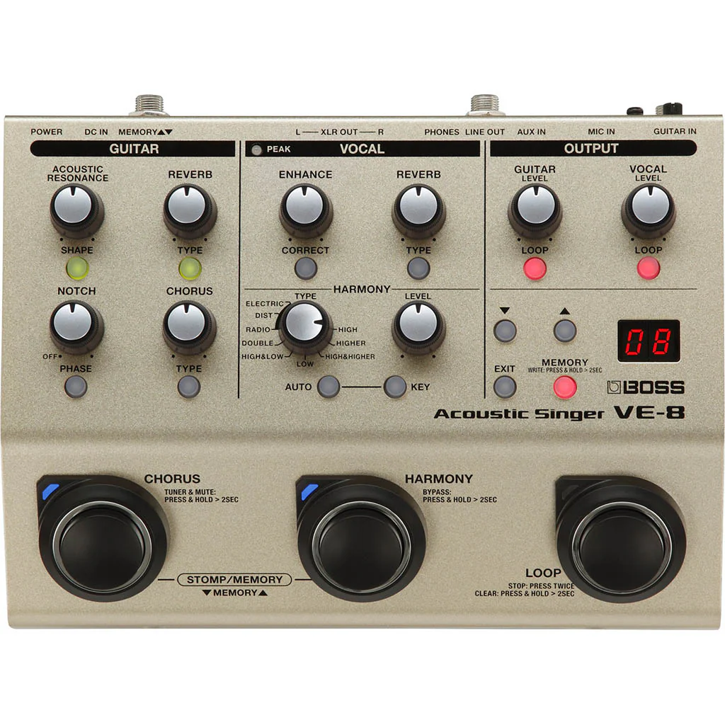 Boss VE8 Acoustic Singer