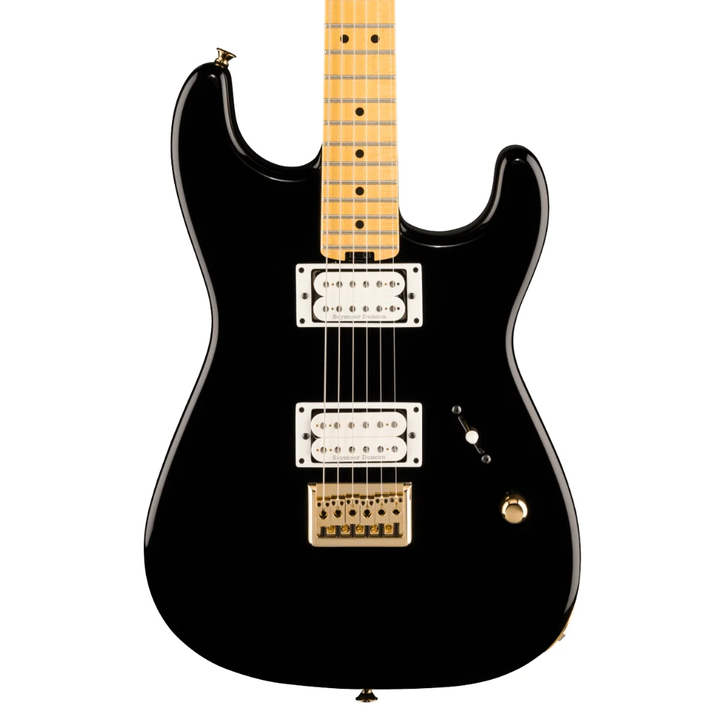 Charvel American Neo-Classic San Dimas SD1 HH HT Electric Guitar - Gloss Black, Maple Fingerboard