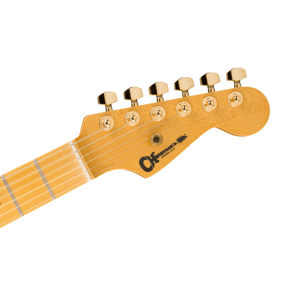 Charvel American Neo-Classic San Dimas SD1 HH HT Electric Guitar - Gloss Black, Maple Fingerboard - Image 5