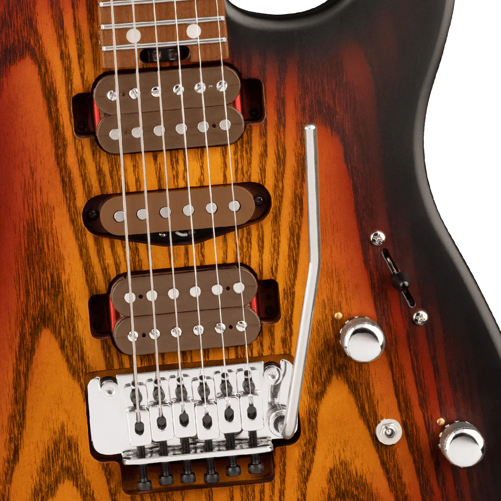 Charvel - Guthrie Govan Signature MJ San Dimas SD24 CM, Caramelized Maple Fingerboard - Three-Tone Sunburst - Image 6