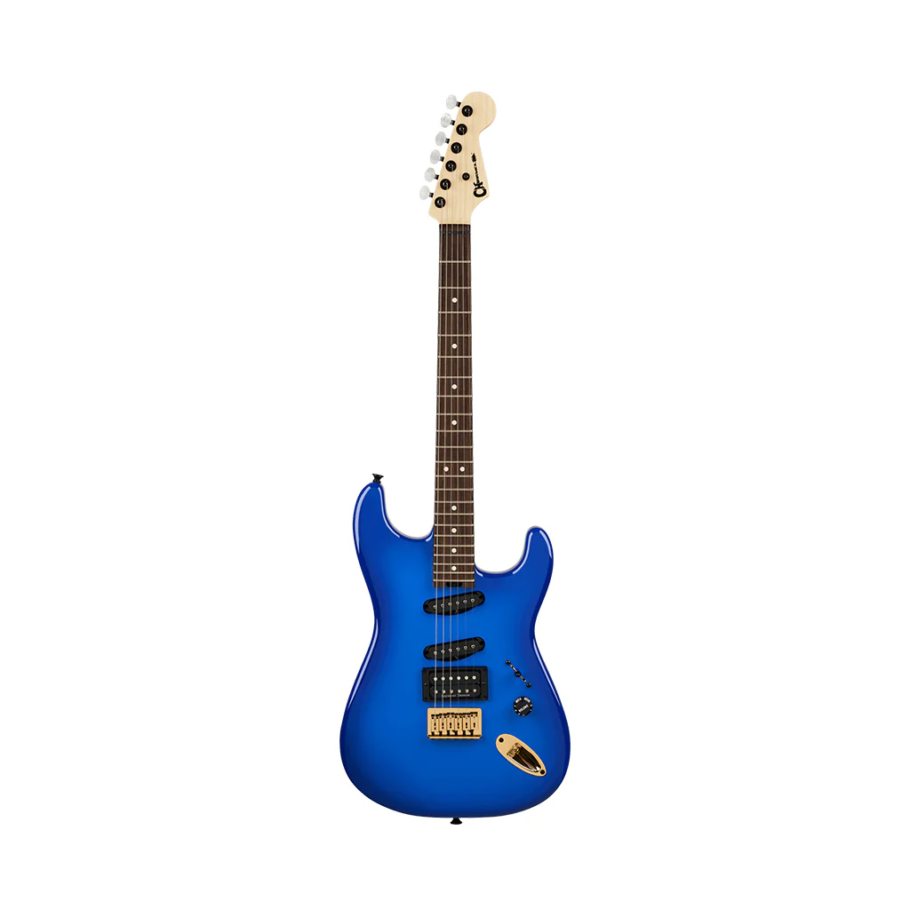 Charvel Jake E Lee Signature Pro-Mod San-Dimas Style 1 HSS Hardtail Rosewood Fingerboard - Blue Burst - Image 3