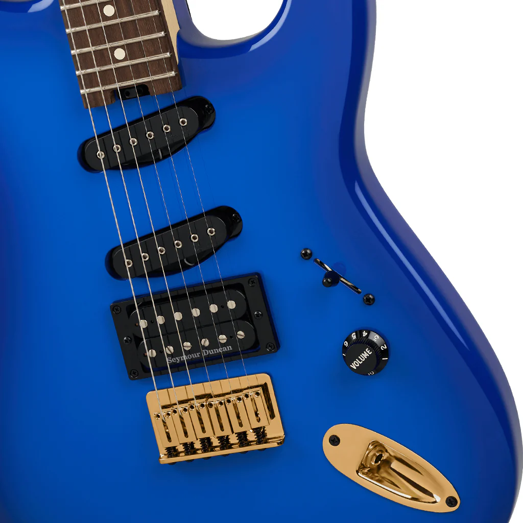 Charvel Jake E Lee Signature Pro-Mod San-Dimas Style 1 HSS Hardtail Rosewood Fingerboard - Blue Burst - Image 7