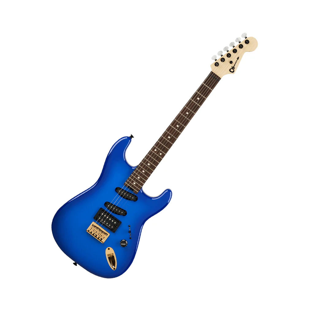 Charvel Jake E Lee Signature Pro-Mod San-Dimas Style 1 HSS Hardtail Rosewood Fingerboard - Blue Burst - Image 8