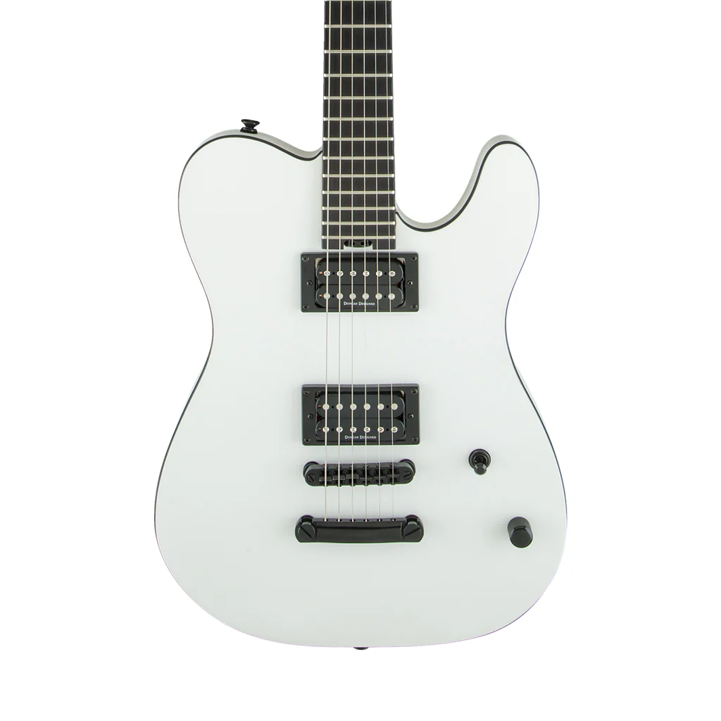 Charvel Joe Duplantier Pro Mod San Dinas S2 - Satin White - Ebony FB