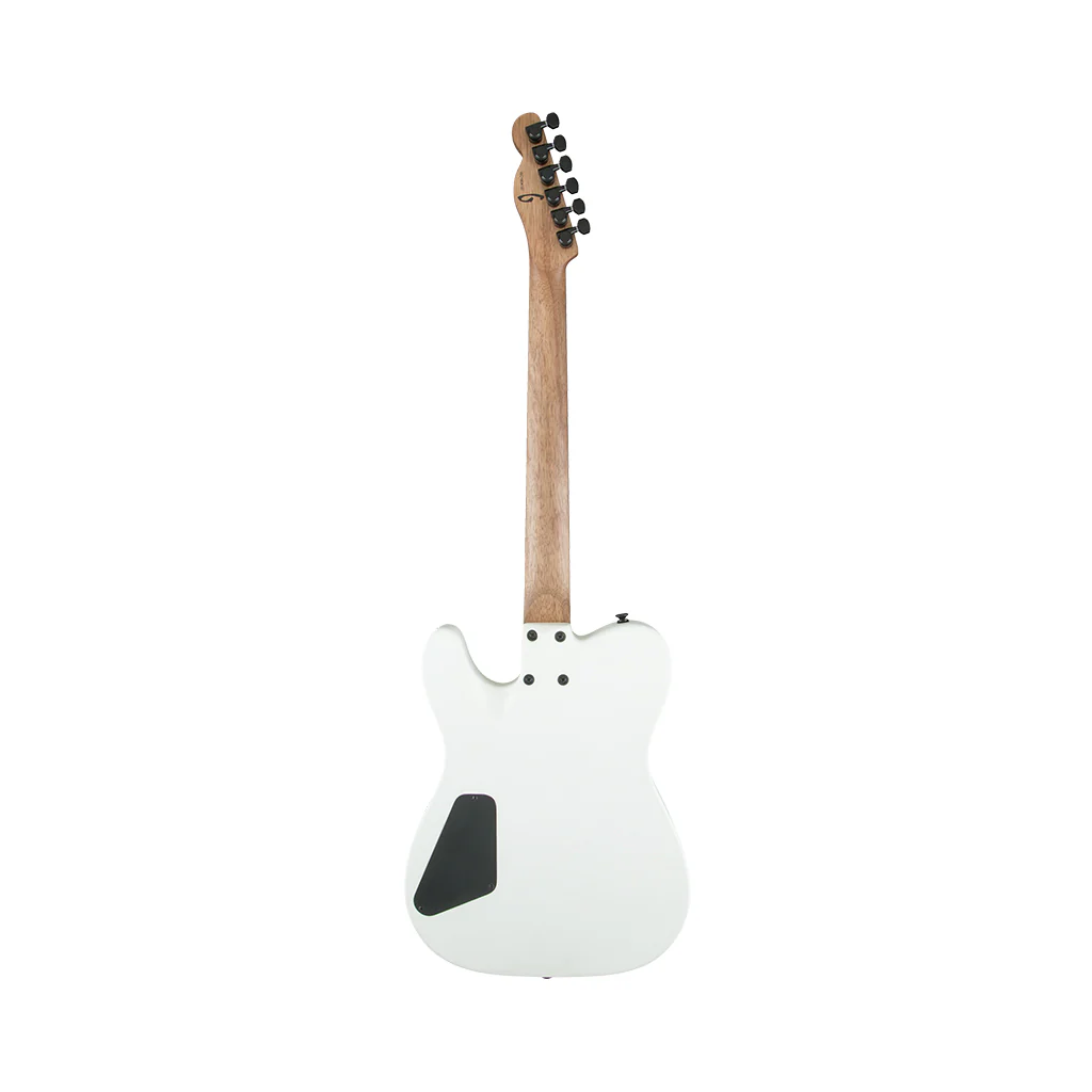 Charvel Joe Duplantier Pro Mod San Dinas S2 - Satin White - Ebony FB - Image 4