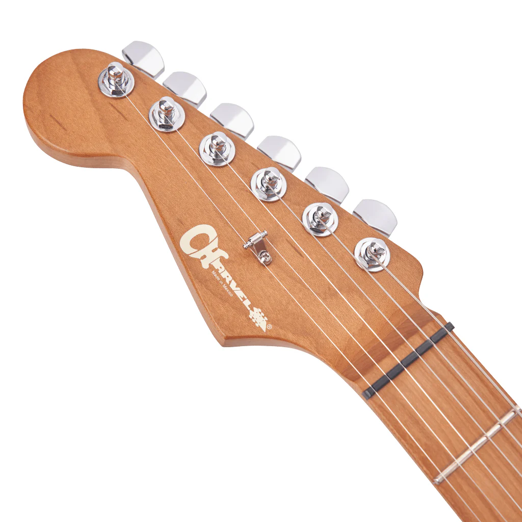 Charvel - Pro-Mod DK24 HH 2PT CM LH, Caramelized Fingerboard, Gloss Black - Image 4
