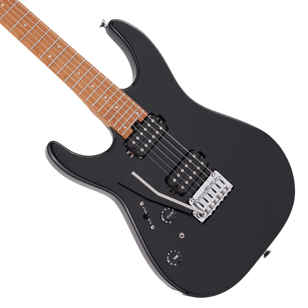 Charvel - Pro-Mod DK24 HH 2PT CM LH, Caramelized Fingerboard, Gloss Black - Image 6