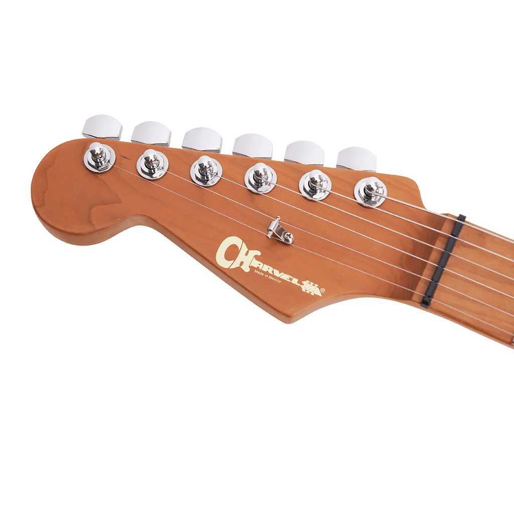 Charvel - Pro-Mod DK24 HH 2PT CM LH - Caramelized Fingerboard - Satin Shell Pink - Image 4